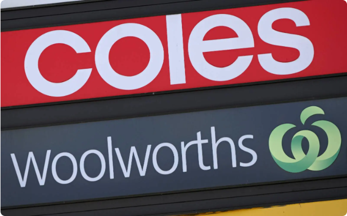 Australia's supermarket sector is highly concentrated, with Woolworths and Coles together holding just over 50% of the market share.