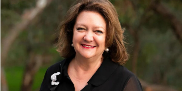 Gina Rinehart, a powerful Australian mining magnate and businesswoman, known for her controversial statements and significant influence on the mining industry.