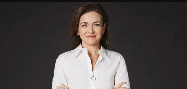 Sheryl Sandberg speaking at a technology leadership event as Chief Operating Officer of Meta Platforms.