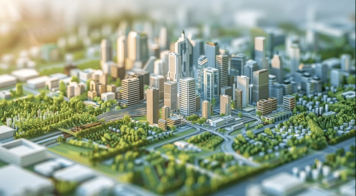 Visual representation of the industrial transformation and development vision shaping W.S. Industries’ future.