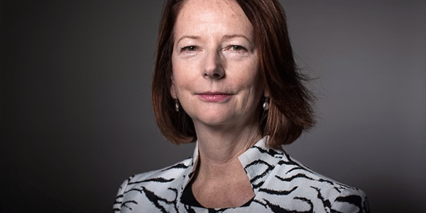 Julia Gillard, former Australian Prime Minister, lawyer, and advocate for women’s rights and global education.