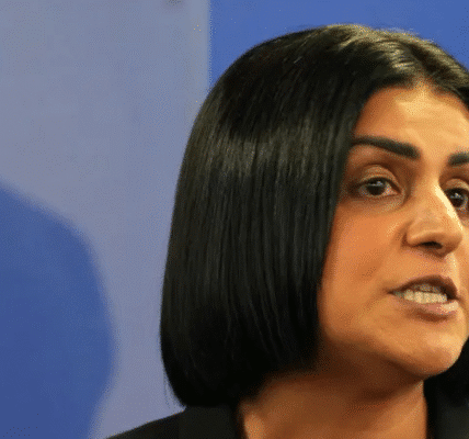 Shabana Mahmood, UK Home Secretary, discussing new temporary asylum policy.