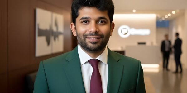 A professional portrait of A. S. Keshav Selvi, founder of KS Smart Solutions, representing leadership and innovation in defence technology.